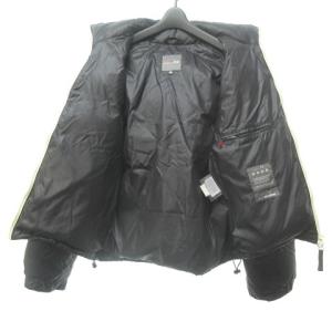 DUVETICA ダウンジャケット ジップアップ フード収納型 ブラック ナイロン 46