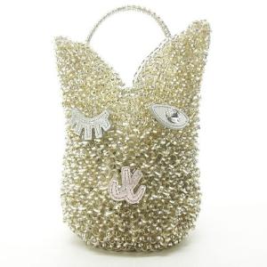 SHINSUKE KAWAHARA FACE BAG ミニ コンパクト シャンパンゴールド