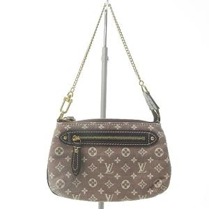 LOUIS VUITTON M62999 モノグラムイディール ミニ ポシェット アクセソワール セピア ピンク