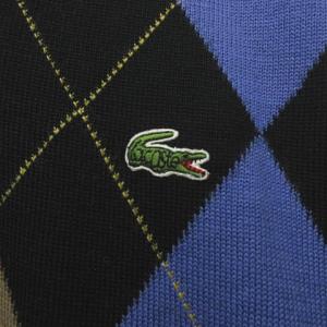 LACOSTE CHEMISE ヴィンテージ ニット セーター フレラコ アーガイル 90's 総柄 マルチカラー