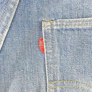 Levi's ヴィンテージ 501 66E デニムパンツ ビッグE トップボタン裏6 赤耳 紙パッチ ブルー
