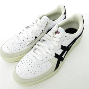 Onitsuka Tiger D5K2Y GSM スニーカー レザー 5H 24cm ホワイト ブラック タグ付き