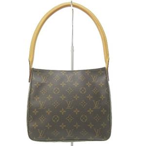 LOUIS VUITTON ルーピング ハンドバッグ WY ブラウン