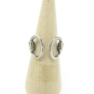 HERMES ノージカ ナウシカ シルバーリング ビットモチーフ SV925 13号 4.98g