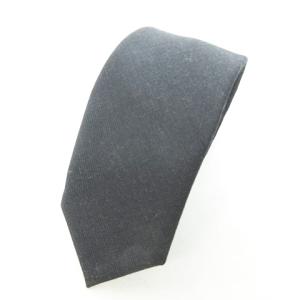 THOM BROWNE 美品 ネクタイ ナロータイ ウール イタリア製 トリコロール グレー 0521