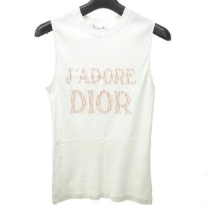 Christian Dior J'ADORE タンクトップ トロッター ロゴ 4 ホワイト