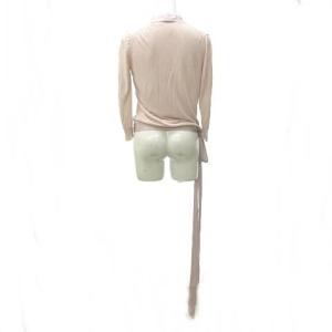 HERMES ゴルチエ期 リボン ニット セーター カットソー 国内正規品 ピンク 38 約M 0530