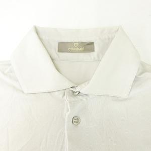 Cruciani 近年モデル ポロシャツ 半袖 ストレッチ 薄手 イタリア製 グレー
