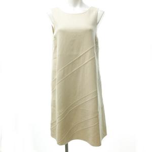 Loro Piana アシンメトリーワンピース カシミヤ 38 ホワイト