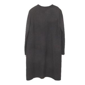 Leilian MANIGLIA  コート 13＋ ノーカラー LANERIE PIERO TONELLA ブラウン