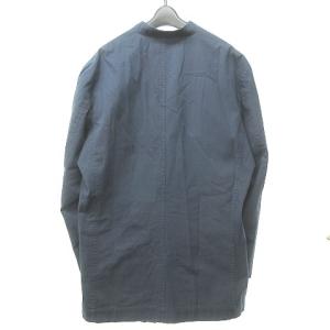 ISSEY MIYAKE COTTON LABEL マオカラー スタンドカラー コート ジャケット 国内正規品 2 S位 ネイビー