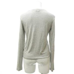 HERMES マルジェラ期 ニット カットソー 霜降り メランジ調 シルク グレー