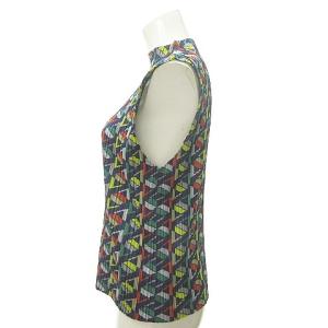 PLEATS PLEASE ISSEY MIYAKE 17AW ノースリーブカットソー 総柄 3 マルチカラー