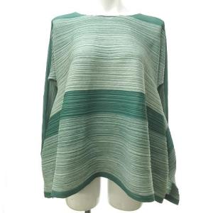 PLEATS PLEASE ISSEY MIYAKE イッセイミヤケ 19SS PP91-JK691 カットソー 立体 プリーツ 3 グリーン