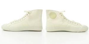 OLD JOE 10 HOLE ATHLETIC SNEAKER ハイカット スニーカー 162FW01 8 26cm アイボリー オフホワイト