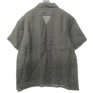 OLD JOE HAVANA SHIRTS キューバシャツ 刺繍 半袖 リネン ブラック