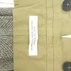 OLD JOE ヘリンボーン パンツ スラックス 36 グレー