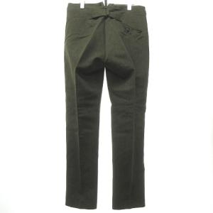 OLD JOE SLIT POCKET GRANDPA TROUSER ストレートパンツ ヘリンボーン リネン 201OJ-PT01
