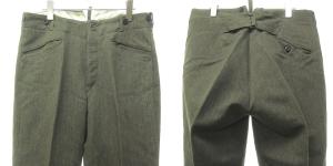 OLD JOE SLIT POCKET GRANDPA TROUSER ストレートパンツ ヘリンボーン リネン 201OJ-PT01