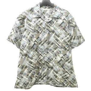 OLD JOE 20SS ORIGINAL PRINTED OPEN COLLAR SHIRTS シアサッカー プリント シャツ 半袖 開襟