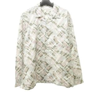 OLD JOE 20SS ORIGINAL PRINTED OPEN COLLAR SHIRTS 約M ピンク