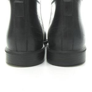 EMPORIO ARMANI ラバー レインブーツ ロング イーグルロゴ 長靴 ブラック