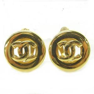 90’s ヴィンテージ ココマーク イヤリング サークル オールド ロゴ ゴールドカラー
