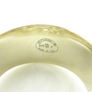 CHANEL B19 ココマーク ロゴ リング アクセサリー ビジュー パール オールド 12号 ゴールドカラー 