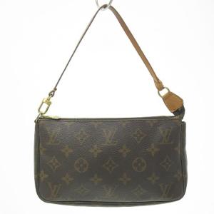 M40712 ポシェット アクセソワール モノグラム ミニバッグ ポーチ ハンドバッグ ブラウン