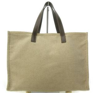 FENDI 8BH252 2WAY キャンバス トートバッグ ベージュ