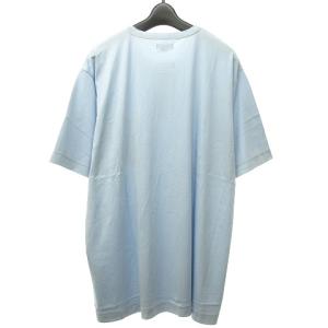 CELINE タグ付き ナイトウェア パジャマ 上下セット 半袖 ロングパンツ ロゴ刺繍 L 水色 ライトブルー STK 0723