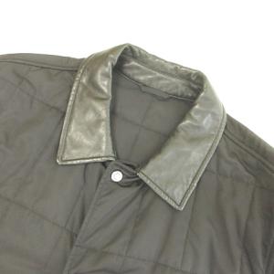 Salvatore Ferragamo キルティングコート ガンチーニボタン 52 黒