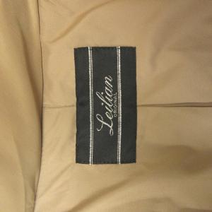 Leilian ダウンコート ジャケット ビッグボタン 15+ ベージュ