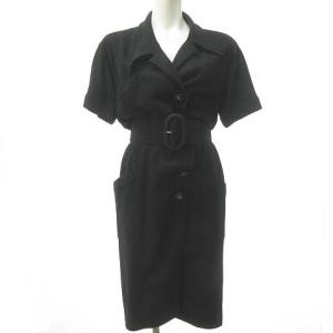 CHANEL ヴィンテージ ワンピース ココボタン XS 黒