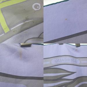 HERMES カレ140 QUADRIGE カレジェアン シルク 馬柄 スカーフ パープル