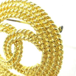 CHANEL 90's ヴィンテージ ココマーク サークル ブローチ 93年 ヴィクトワール ドゥ カステラーヌ