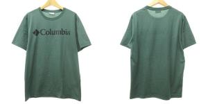 Columbia PM1877 プリント Tシャツ 3点セット カットソー 半袖 ロゴ OMNI-WICK ネイビー グリーン L 0812