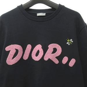 Christian Dior KAWS 19SS BEEロゴスウェット M 紺