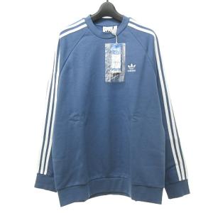 タグ付き 22年製 アディカラー クラシックス 3ストライプ クルースウェット トレーナー GN3482 国内正規品 ブルー
