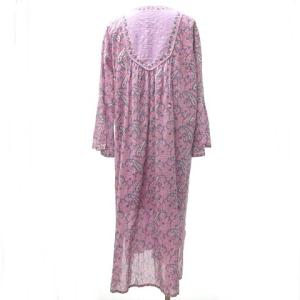 Ron Herman 近年 ペイズリー プリント ワンピース サイドスリット  パープル XS 0903