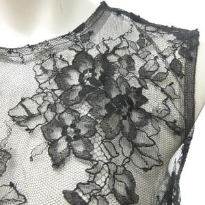 COMME des GARCONS AD2011 GI-B004 総レース ペプラム カットソー シースルー 総柄 ブラック XS 0912 RRR