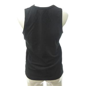 JUNYA WATANABE AD2007 JT-T020 製品染め プリント タンクトップ カットソー ガーメントダイ コムデギャルソン 総柄 ブラック