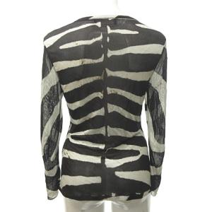 DOLCE&GABBANA ヒョウ柄 ニット カーディガン 総柄 ブラウン 40