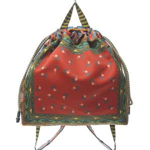 ETRO SAC バケットバッグ ペイズリー スカーフ柄 マルチカラー