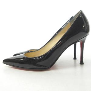 Christian Louboutin DECOLLETE 554 85 PATENT パンプス ミュール ブラック 35 0914