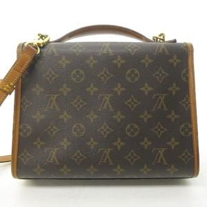 LOUIS VUITTON M51122 ベルエア モノグラム 2WAY ハンドバッグ ショルダーバッグ クロスボディ 茶