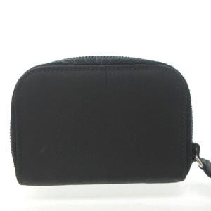 PRADA ロゴプレート コインケース ミニ ウォレット 財布 ポコノ ナイロン ブラック