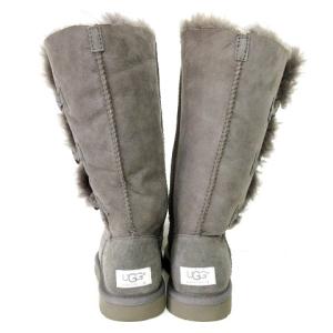 UGG australia BAILEY BUTTON TRIPLET ブーツ ロング ムートン UK3.5 22cm グレー