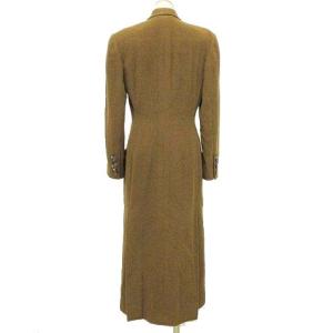 VALENTINO GARAVANI アンゴラ コート ロング ダブルブレスト イタリア製 国内正規 6 ブラウン