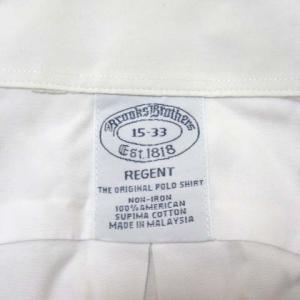 Brooks Brothers シャツ ボタンダウン REGENTドレスシャツ ワイシャツ 長袖 白 ホワイト 15-33 165
